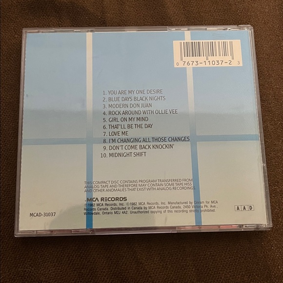 The Great Buddy Holly CD 1982 - Picture 3 of 3